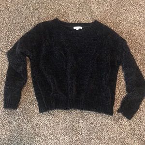 Stevie Hender Chenille Sweater Black S